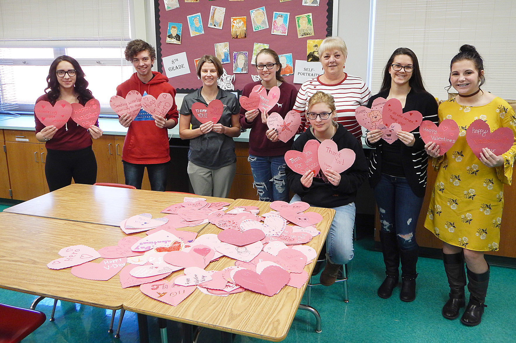 Valentines to veterans